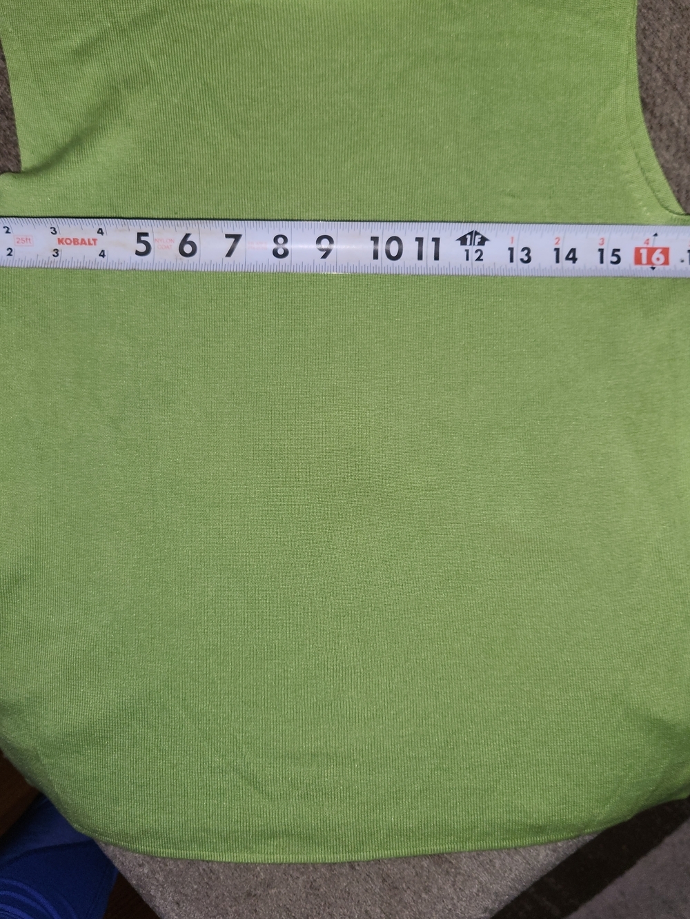 NWT Coldwater Creek Silk/Cotton Green Sleeveless Knit Tank Top - Picture 6 of 6